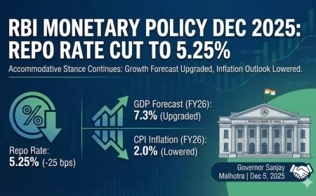 RBI Cuts Rate to 5.25%: Cheaper Loans & GDP Boost (Dec 2025)